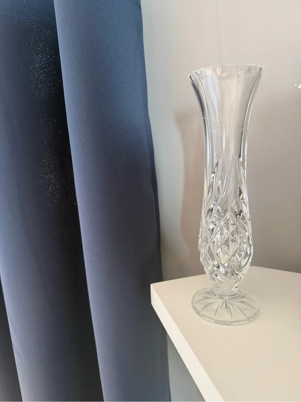 Clear Crystal Bud Vase - Home Accents
